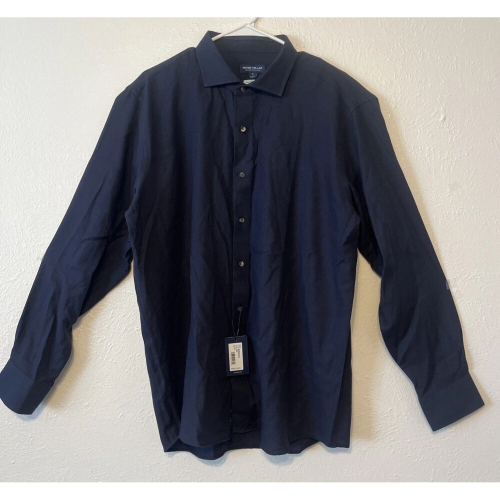 Peter Millar Dark Blue Casual Shirt